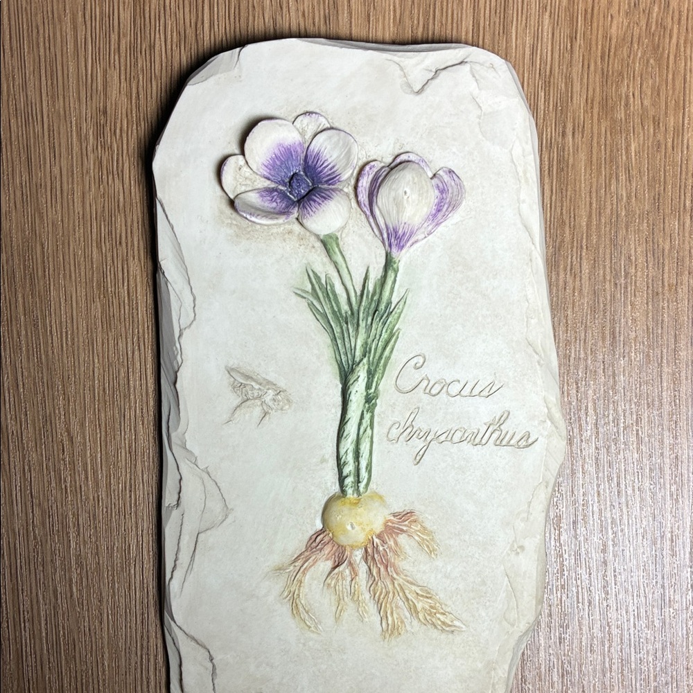 Crocus plaque